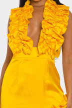 Golden Hour Ruffle Gown