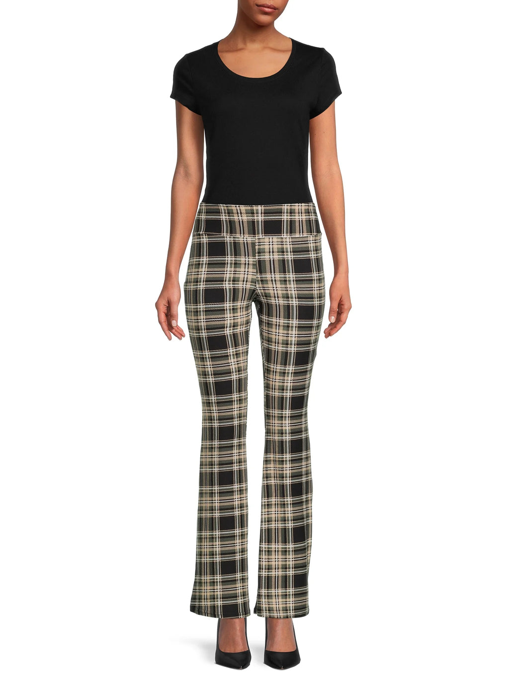 No Boundaries Juniors Slim Fit High Rise Pull On Flare Pants,