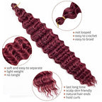 Deep Wave Crochet Hairs