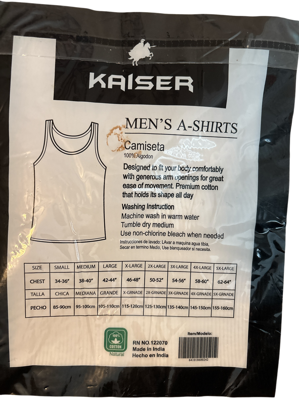 Kaiser Mèns A-Shirt: Classic Comfort, Modern Style