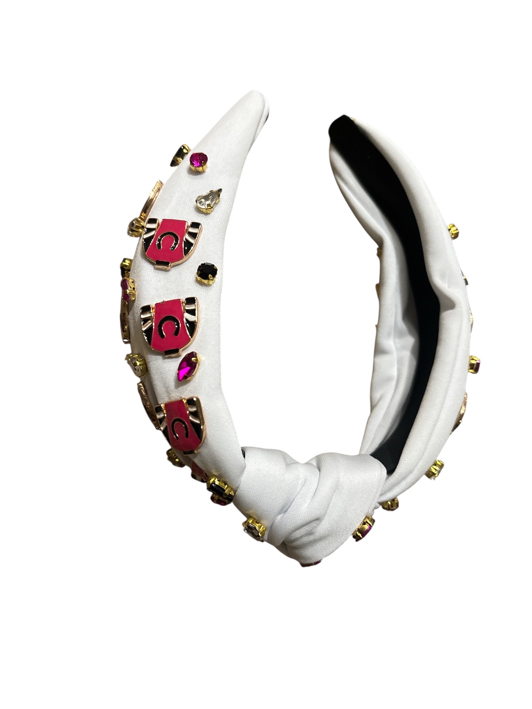Radiant Jewel Embellished Knotted Headband