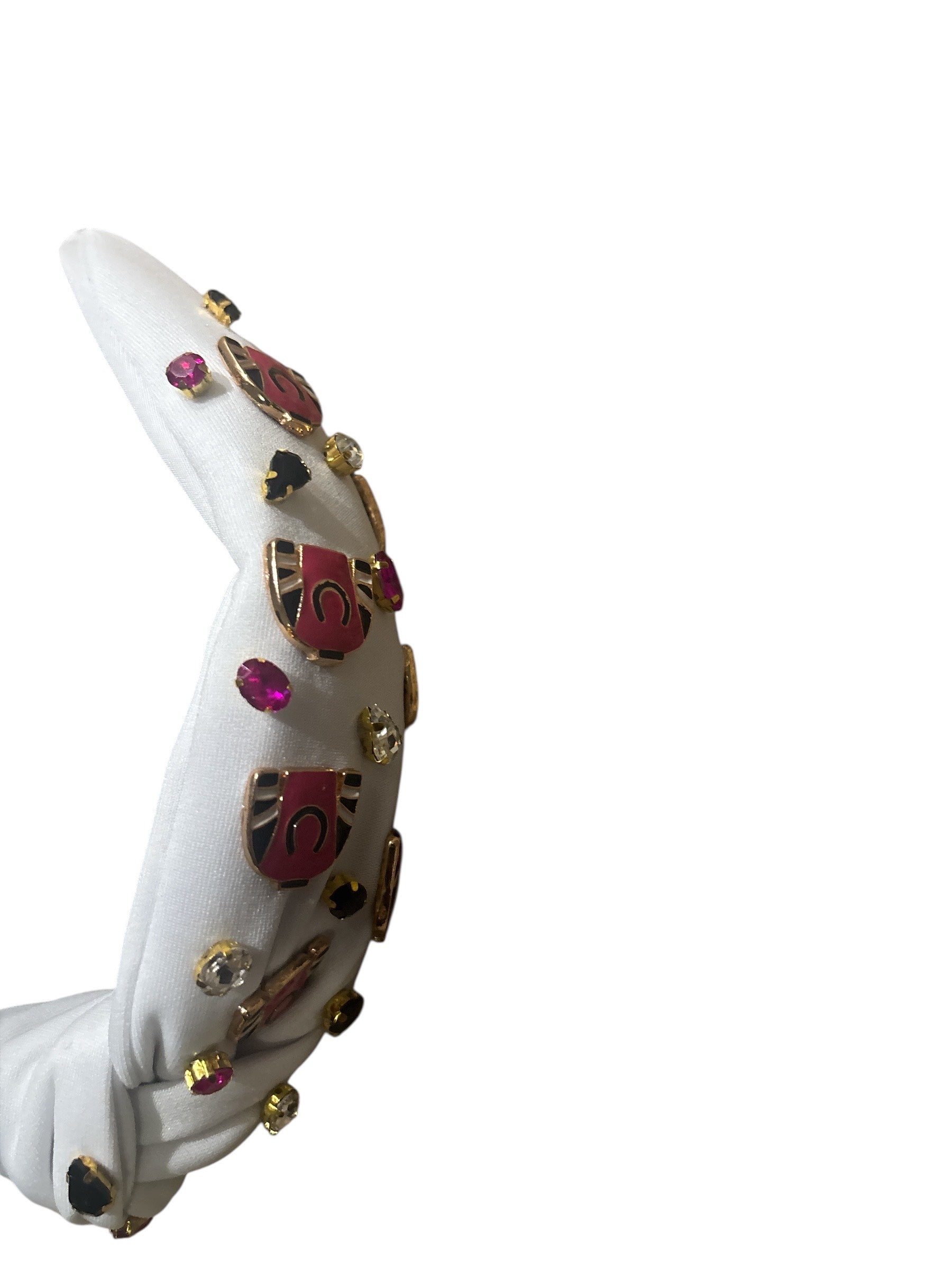 Radiant Jewel Embellished Knotted Headband