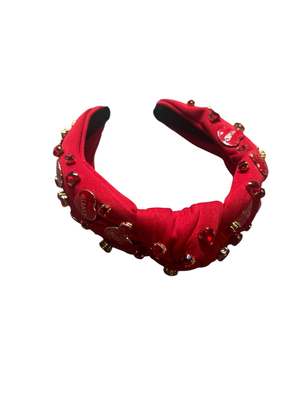 Radiant Jewel Embellished Knotted Headband