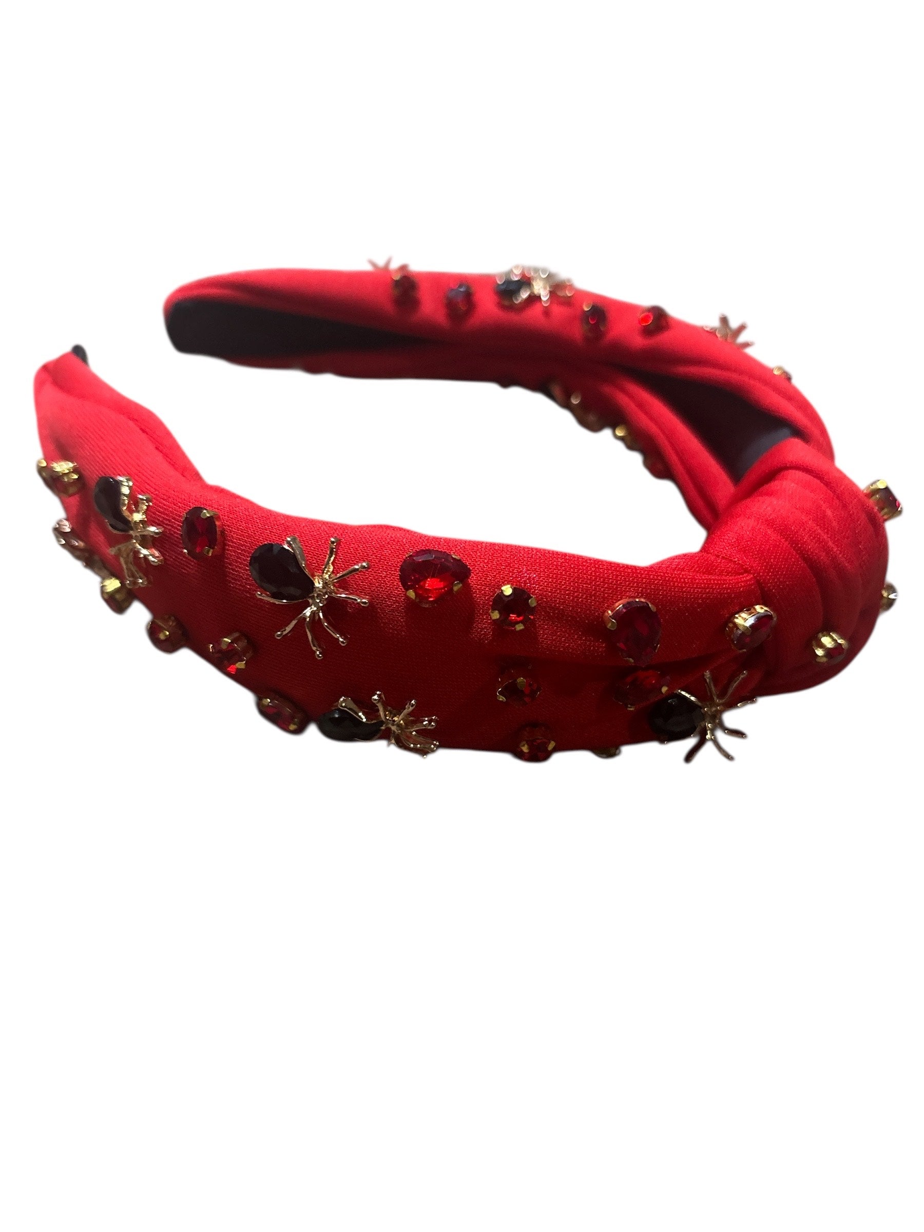 Radiant Jewel Embellished Knotted Headband