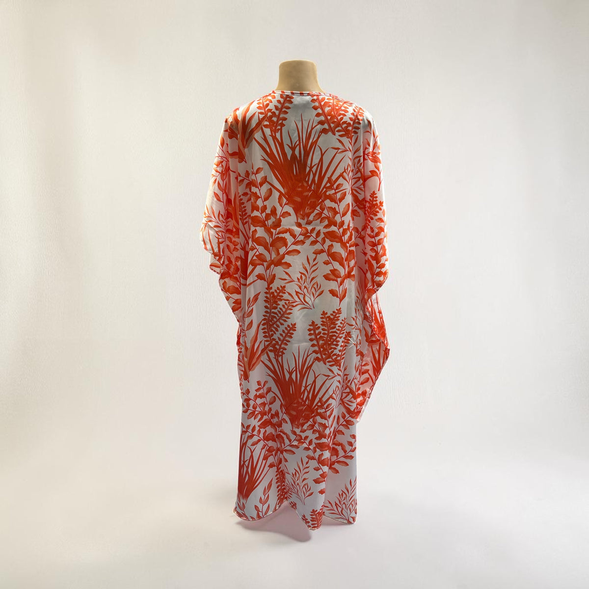 African Art Graphic Print Kaftan Maxi Dress