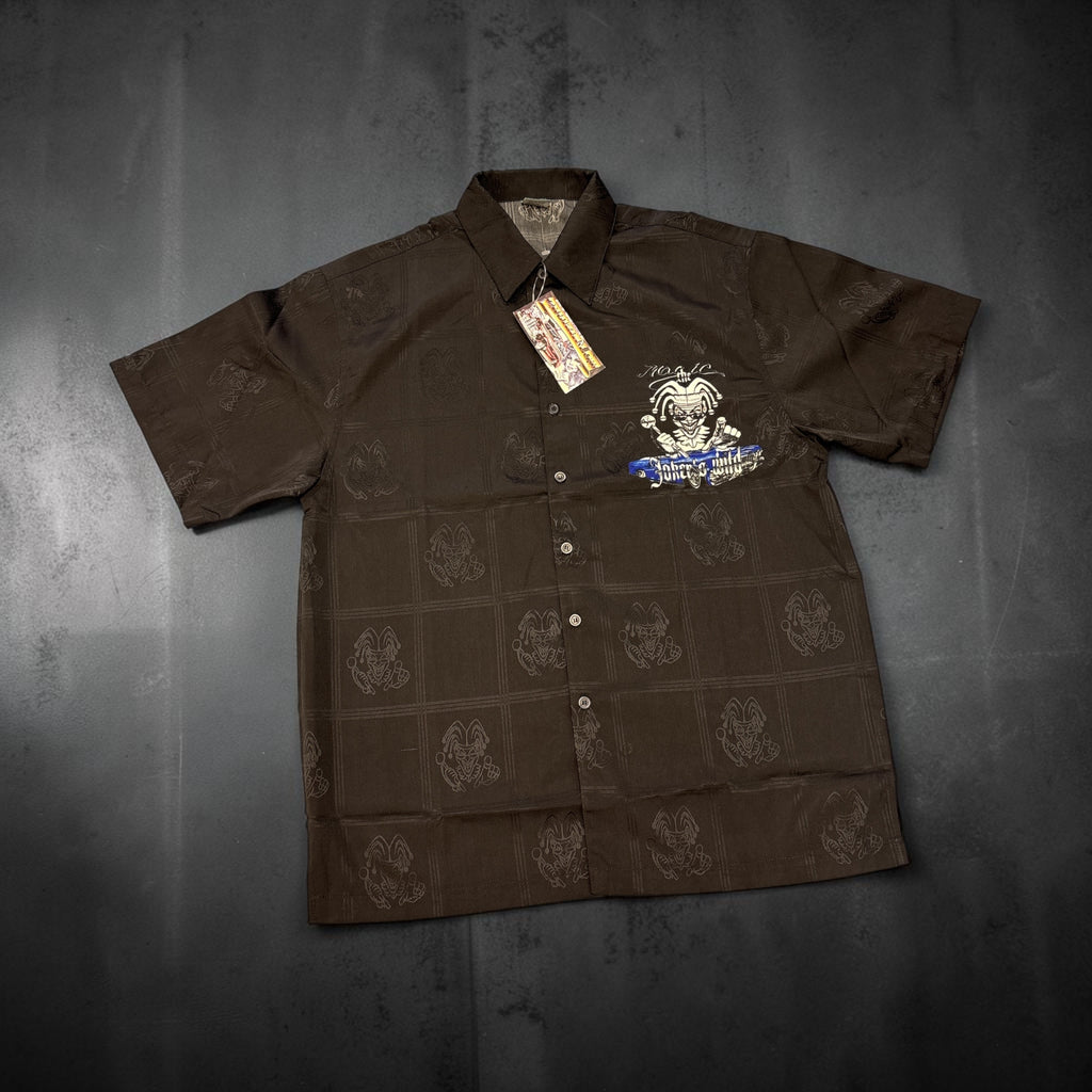 Men's Lowrider "Joker's Wild" Graphic Button-Up Shirt