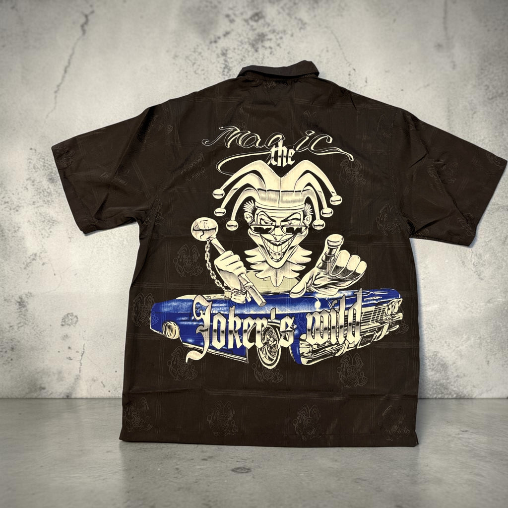 Men's Lowrider "Joker's Wild" Graphic Button-Up Shirt
