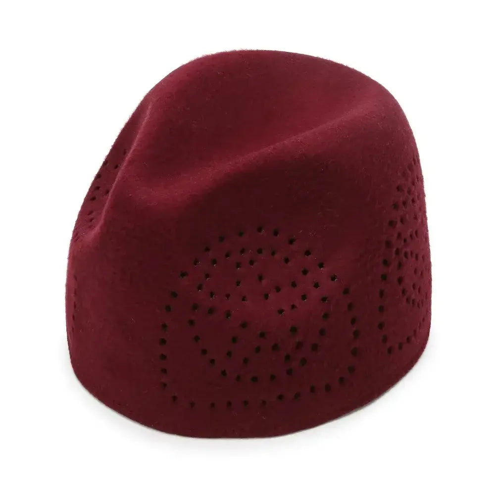 Muslim Men’s Royal Blue Perforated Kufi Prayer Cap