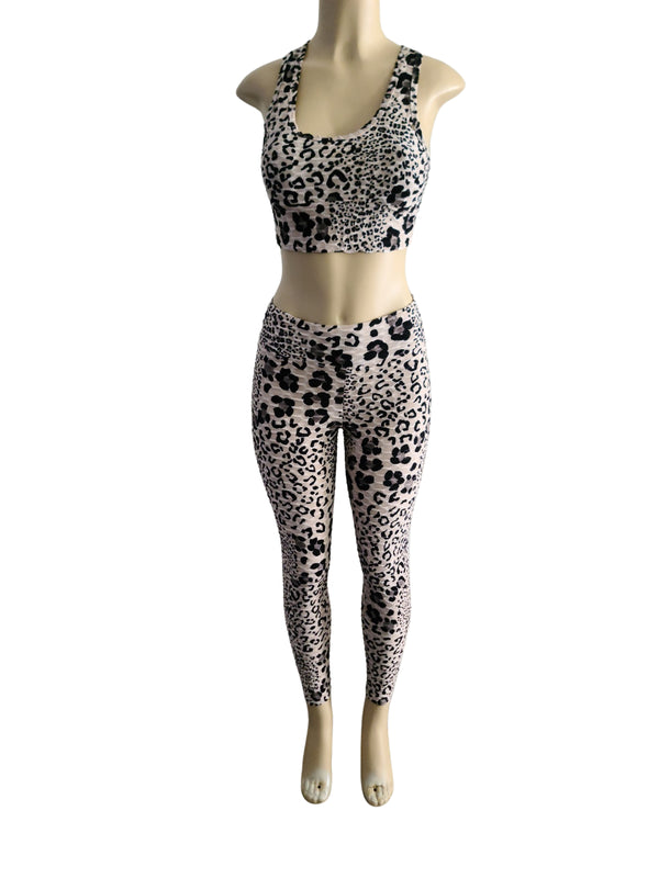 Tie-Dye Honeycomb Texture Workout Set