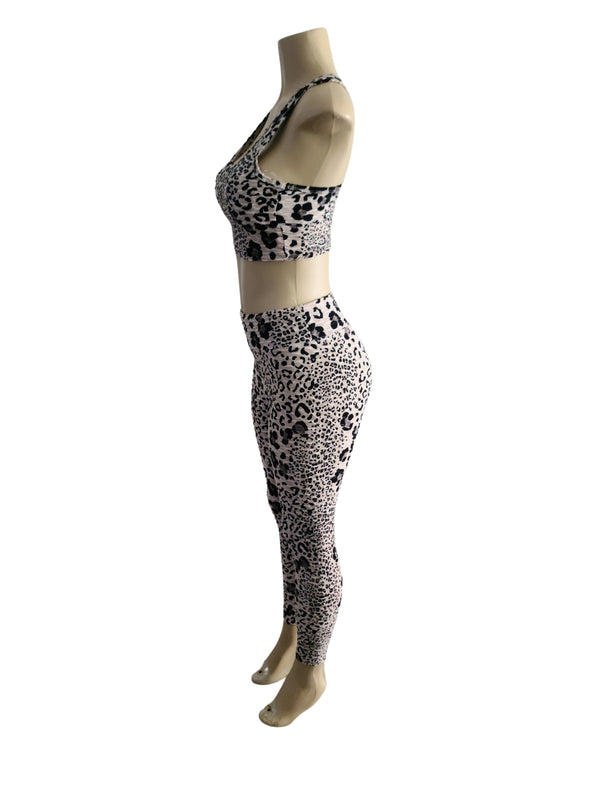 Tie-Dye Honeycomb Texture Workout Set