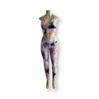 Tie-Dye Honeycomb Texture Workout Set