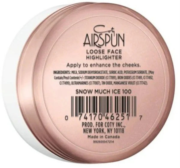 Airspun Loose Face Highlighter.
