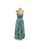 African Print A-Line Midi Sundress
