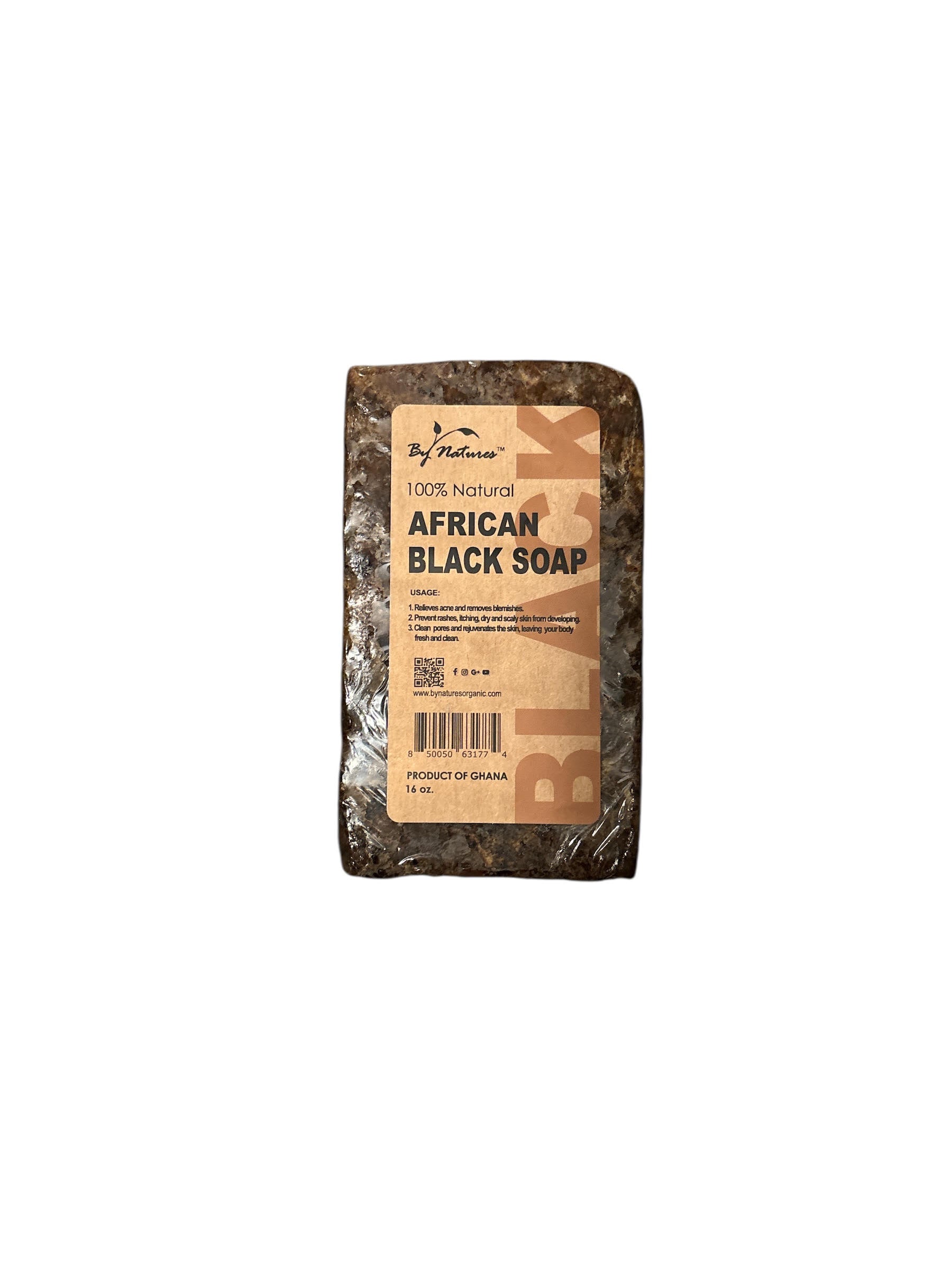 Nature's 100% Natural African Black Soap Bar