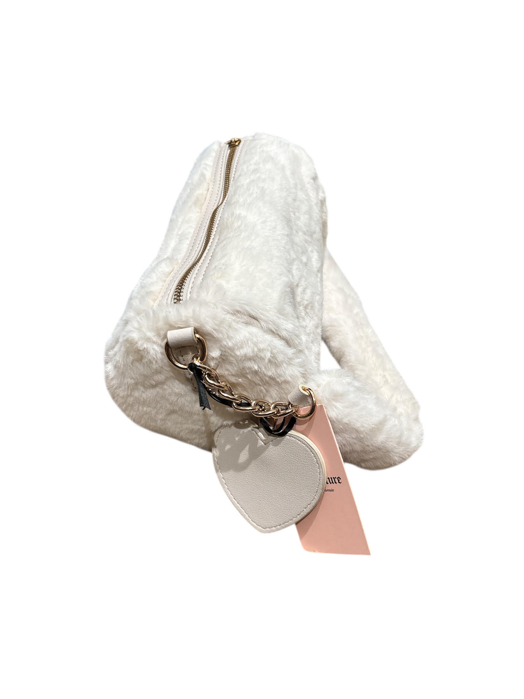 Juicy Couture "Let's Get Cozy" Pink Faux Fur Belt Bags
