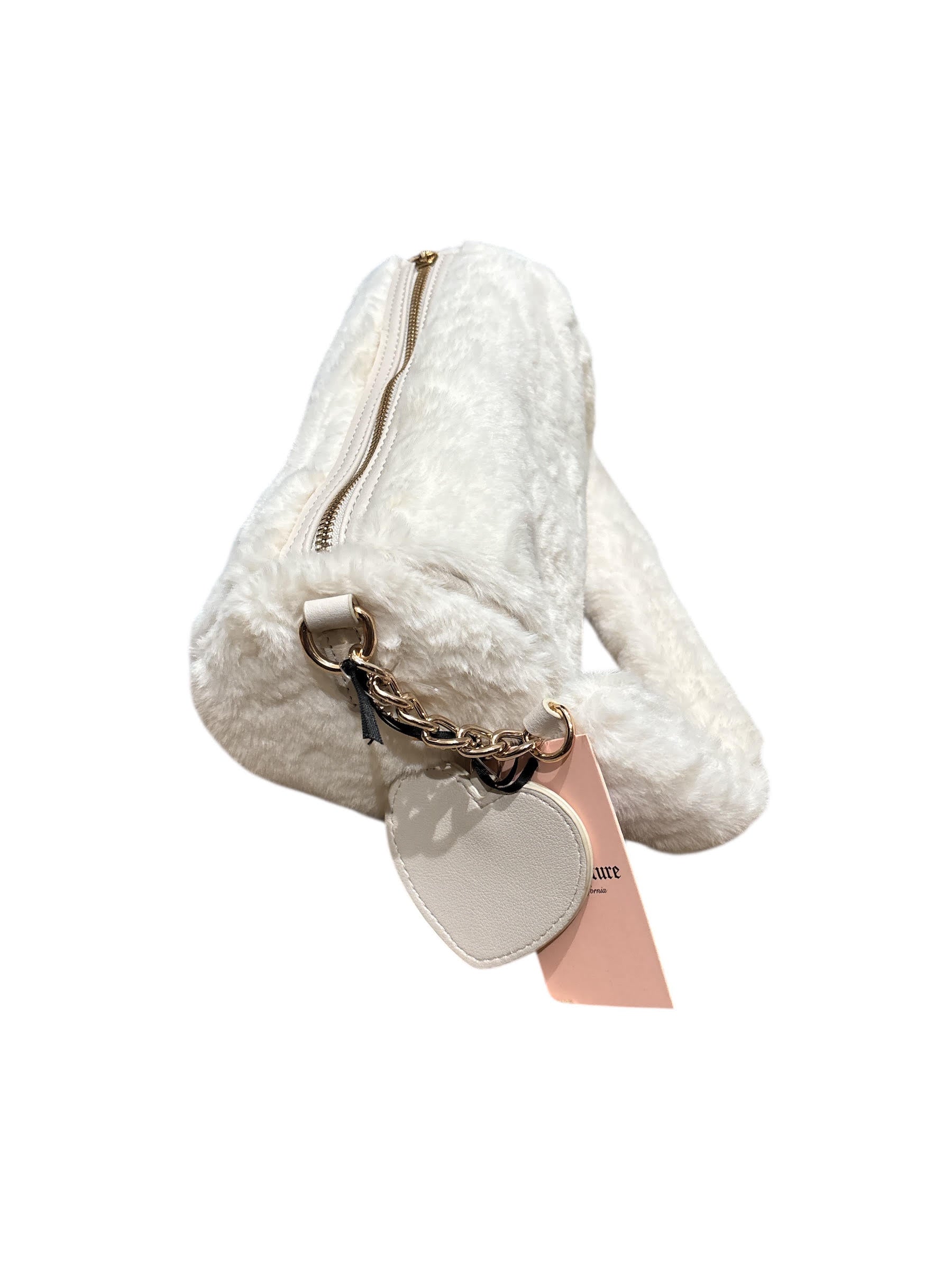 Juicy Couture "Let's Get Cozy" Pink Faux Fur Belt Bags