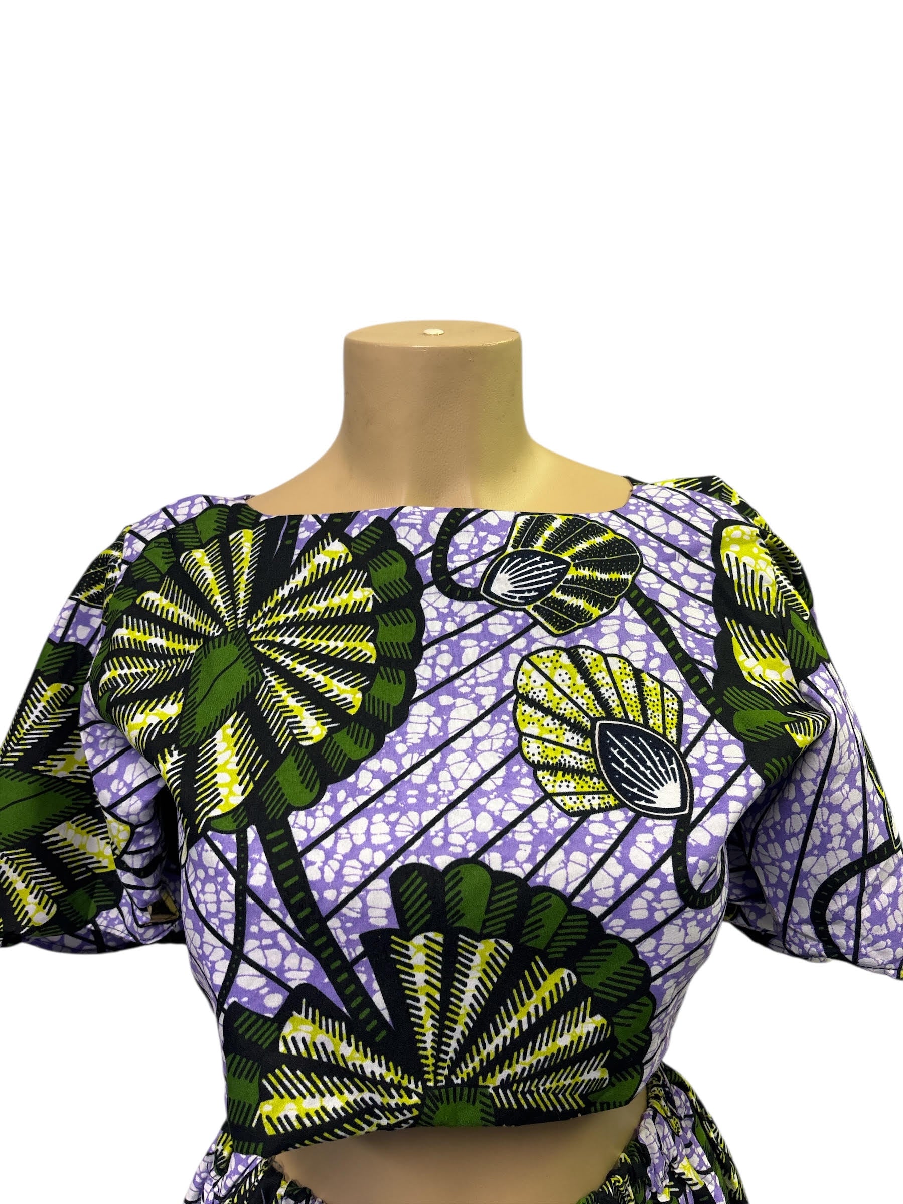 Set African Print Skirt Set