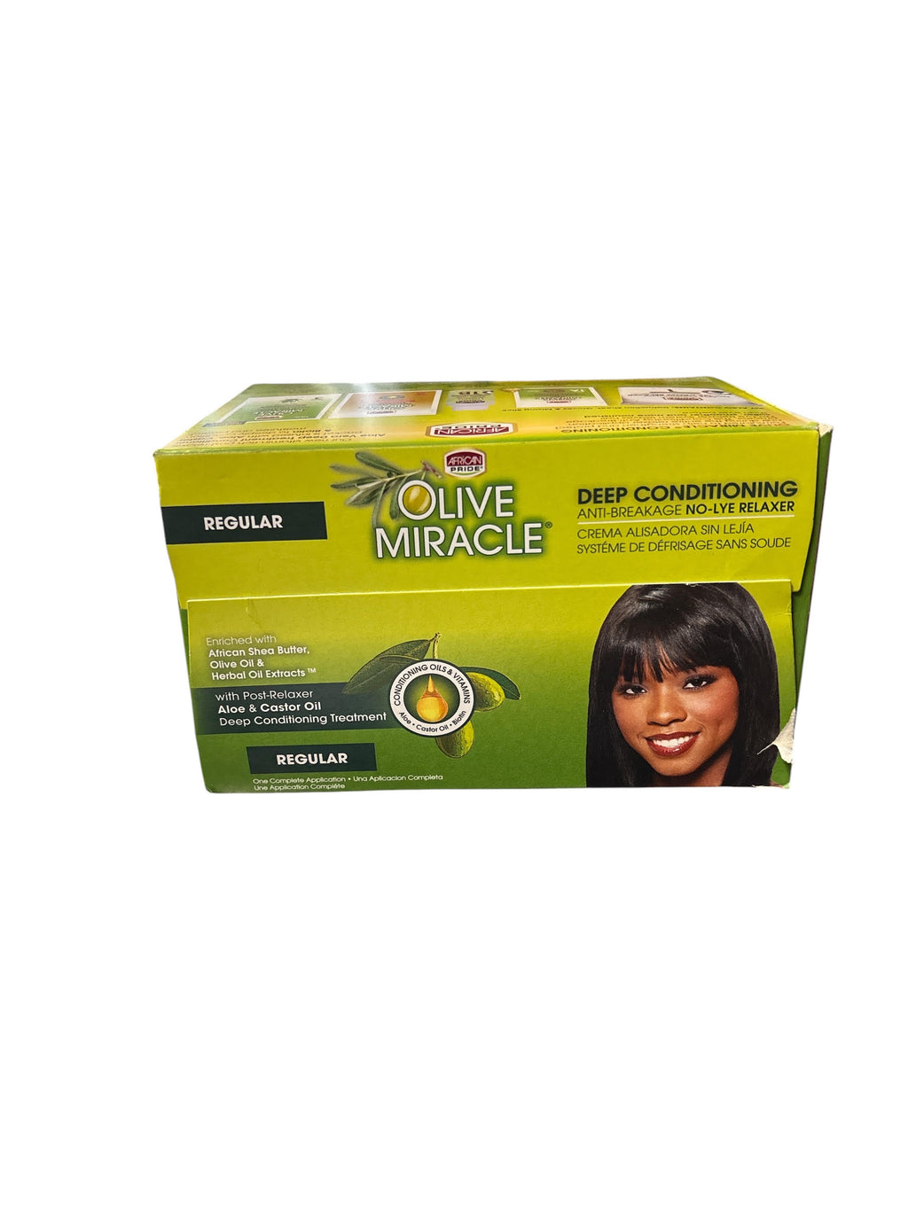 Africa's Best Herbal Intensive Dual Conditioning No-Lye Relaxer System – Regular Strength with Olive Oil