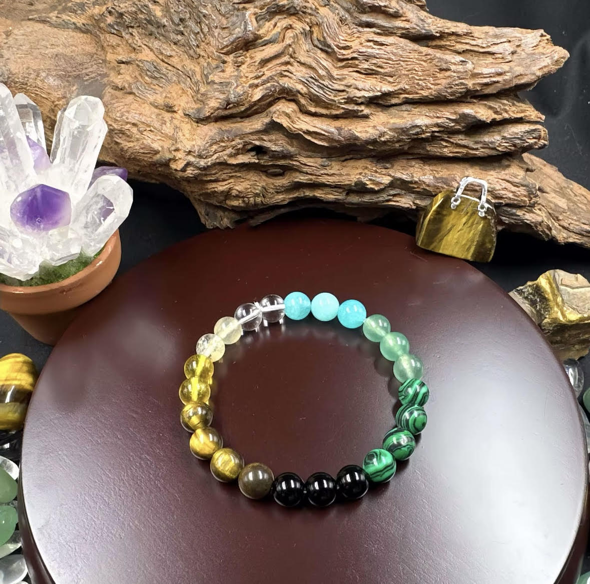 Money Attraction Healing Crystal Bracelet