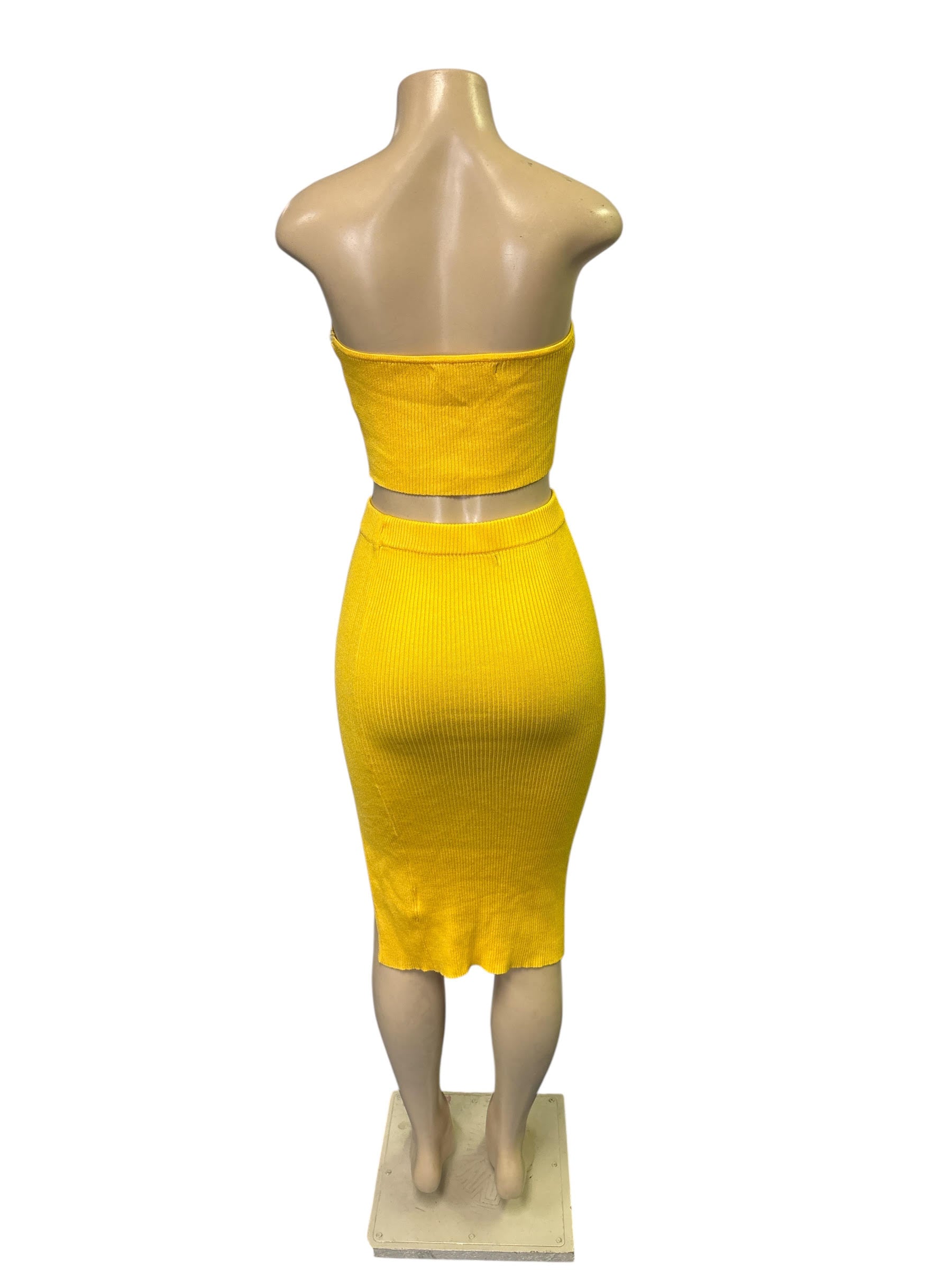 Yellow two-piece set