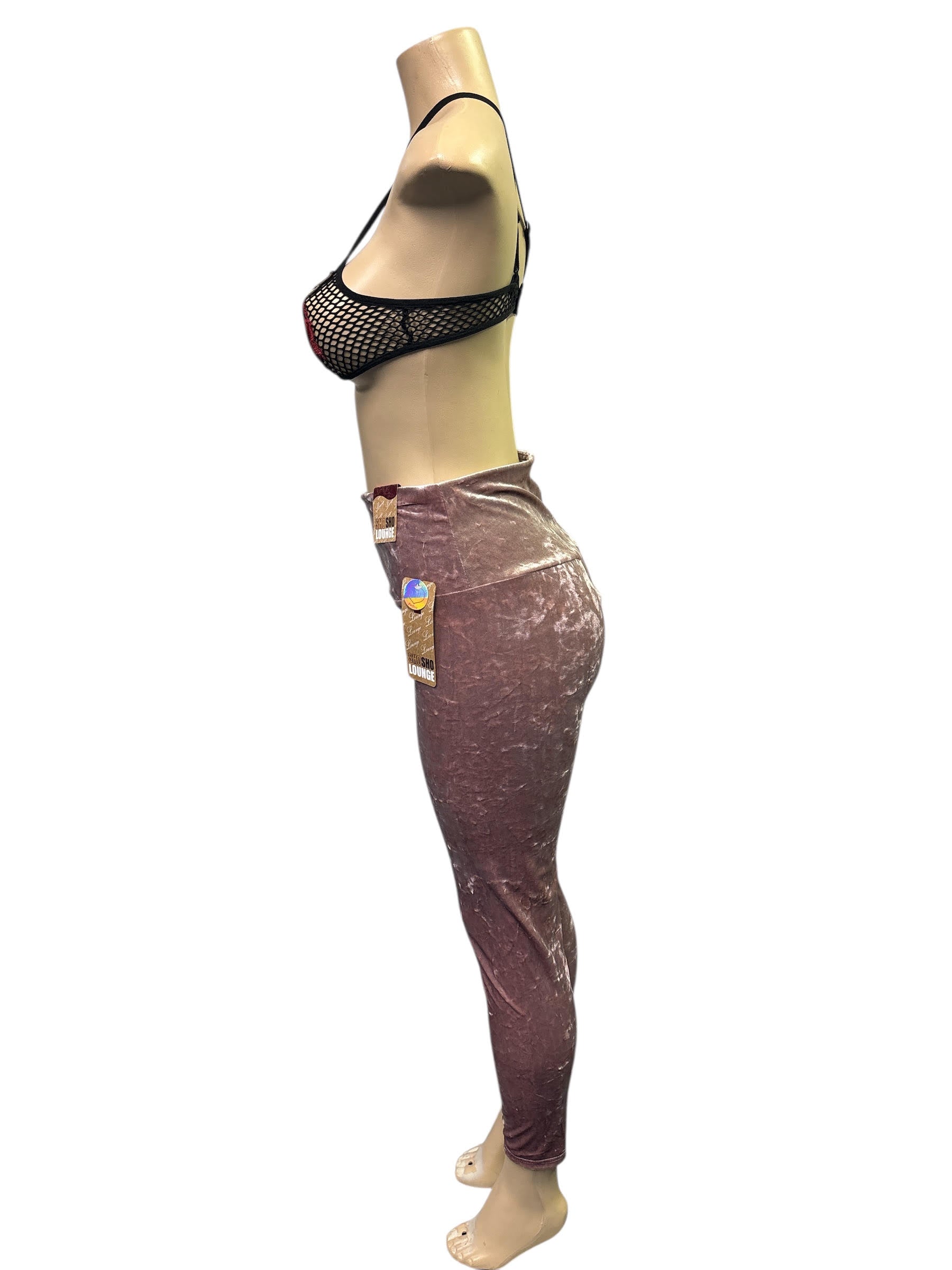 High-Waisted Black Leggings