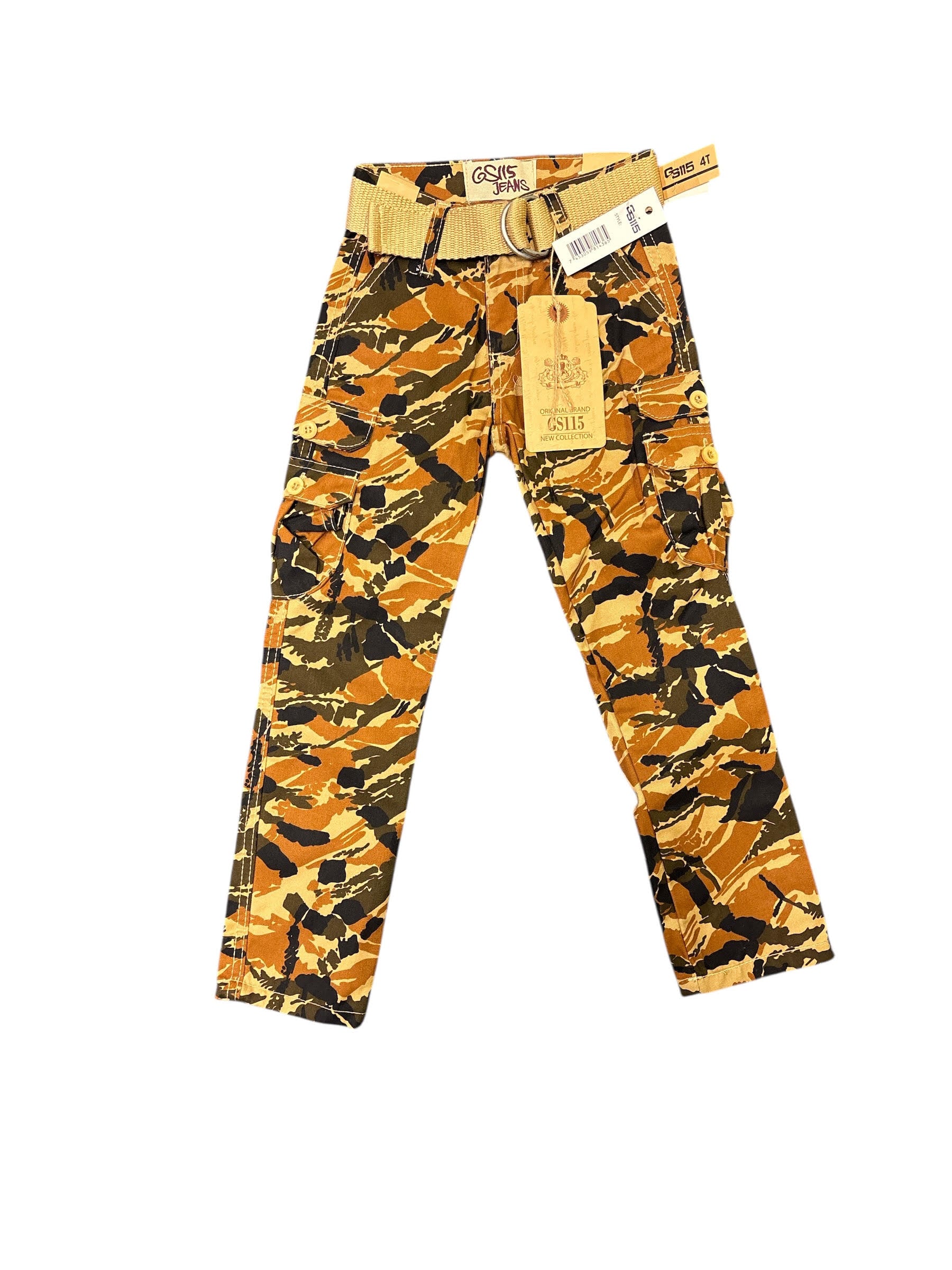 GSG Jeans Boys Camouflage Cargo Pants