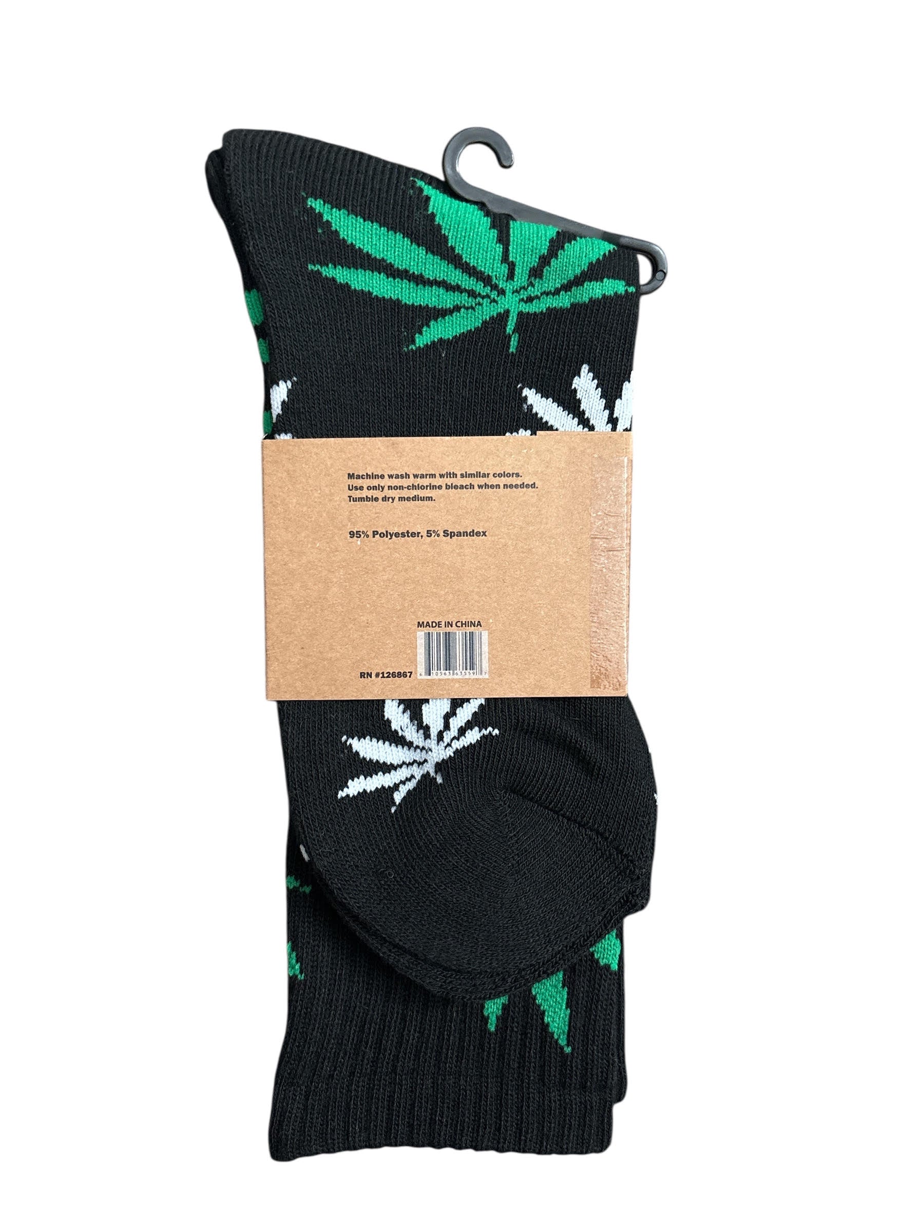 Mad Toro Cannabis Leaf Ankle Socks
