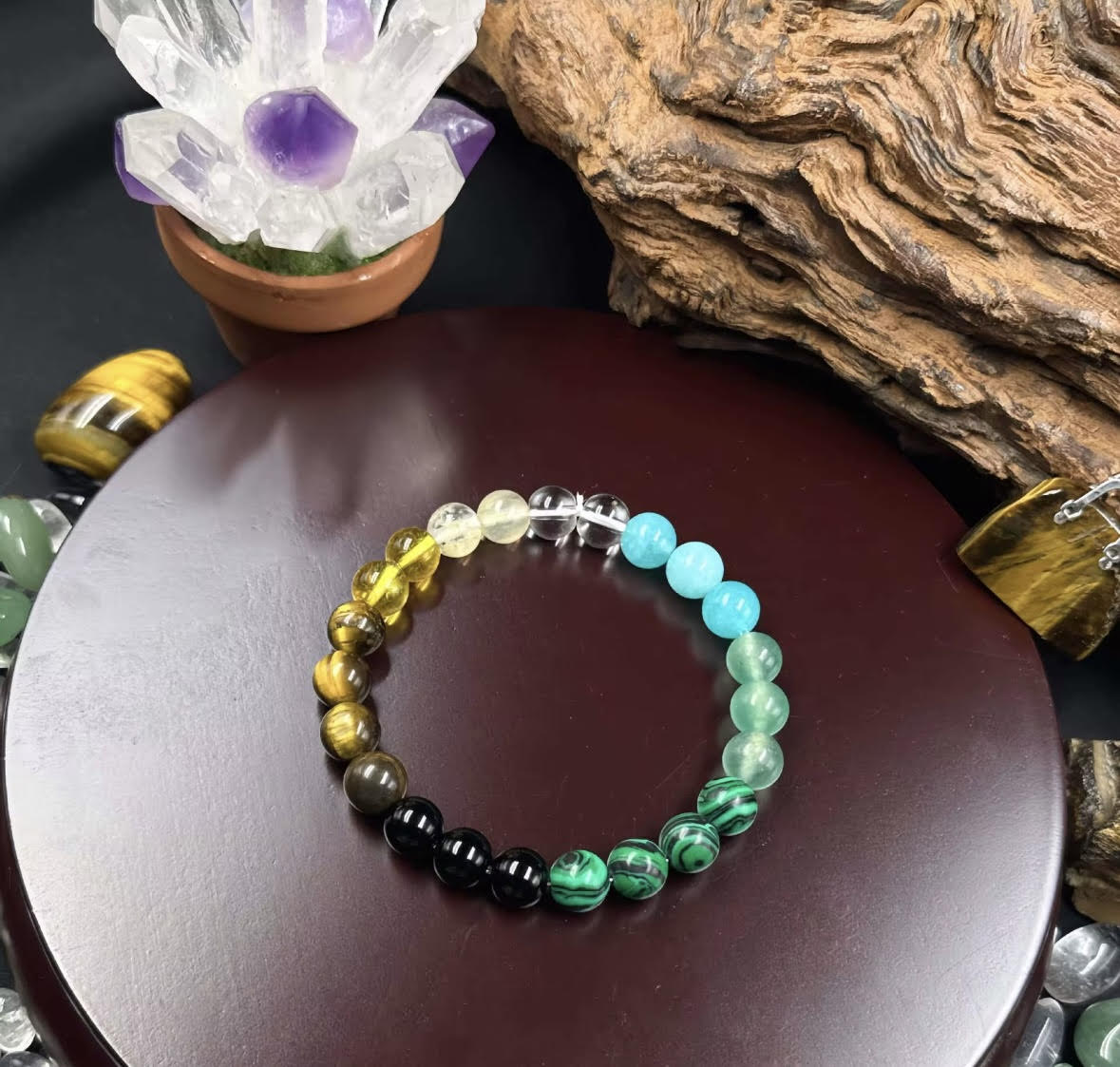Money Attraction Healing Crystal Bracelet