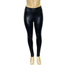 Faux Leather High-Waisted Leggings