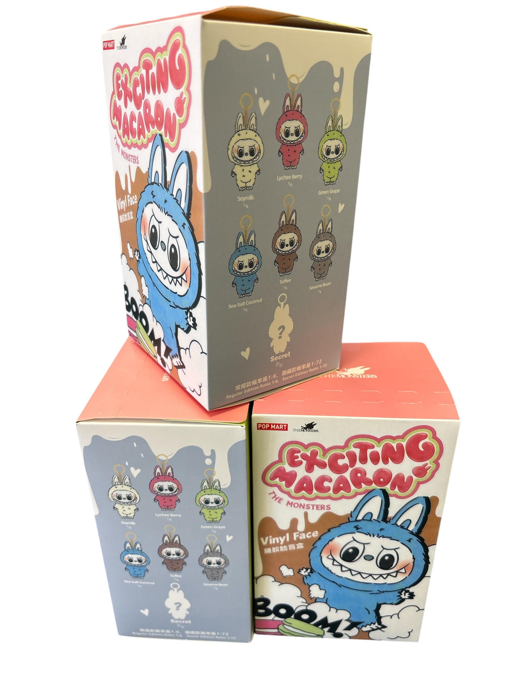 POP MART Labubu The Monsters Macaron Vinyl Plush Blind Box - Authentic Collectible