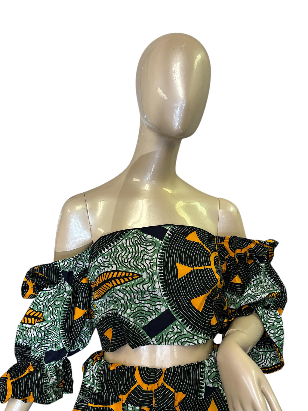 The 'Heritage Wheel' African Print Two-Piece Set