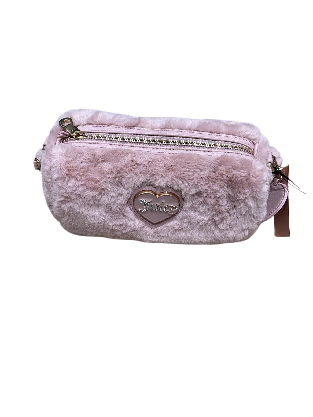 Juicy Couture "Let's Get Cozy" Pink Faux Fur Belt Bags