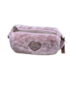 Juicy Couture "Let's Get Cozy" Pink Faux Fur Belt Bags