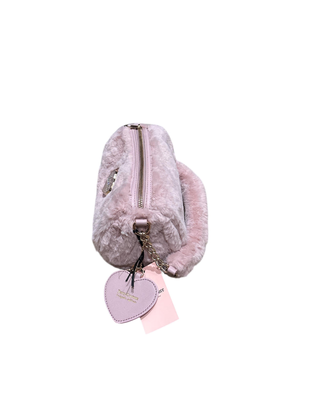 Juicy Couture "Let's Get Cozy" Pink Faux Fur Belt Bags