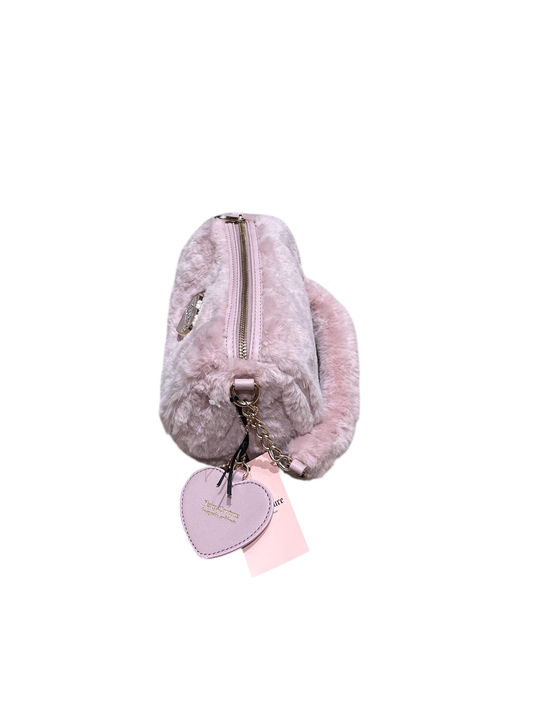 Juicy Couture "Let's Get Cozy" Pink Faux Fur Belt Bags
