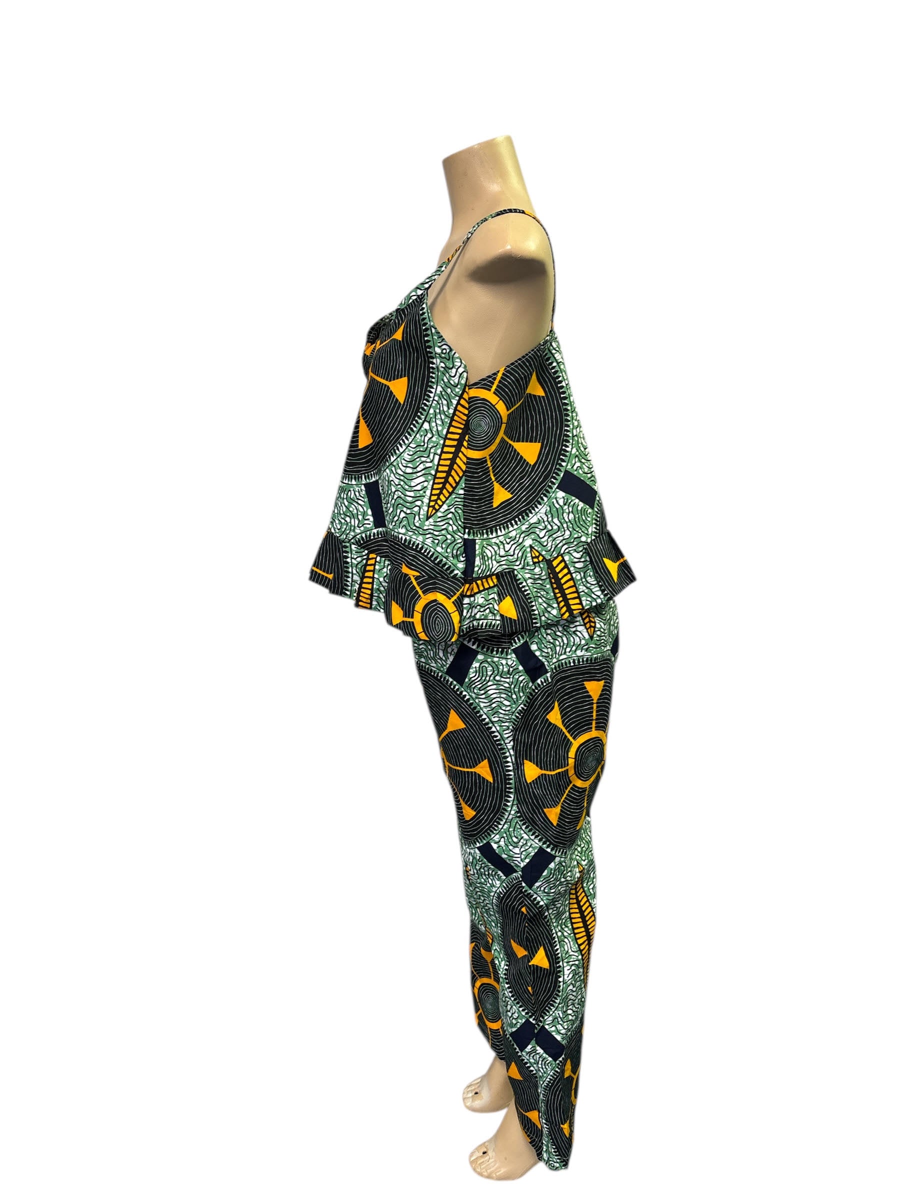 The 'Heritage Wheel' African Print Two-Piece Set