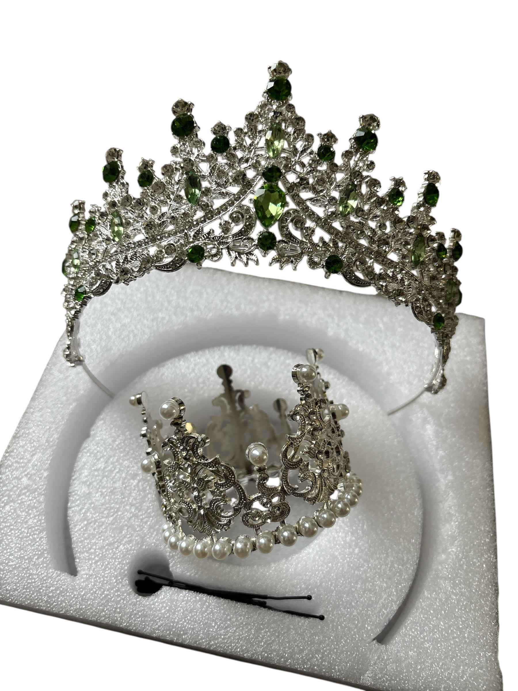 Tiaras And Crowns Costume Jewelry Set