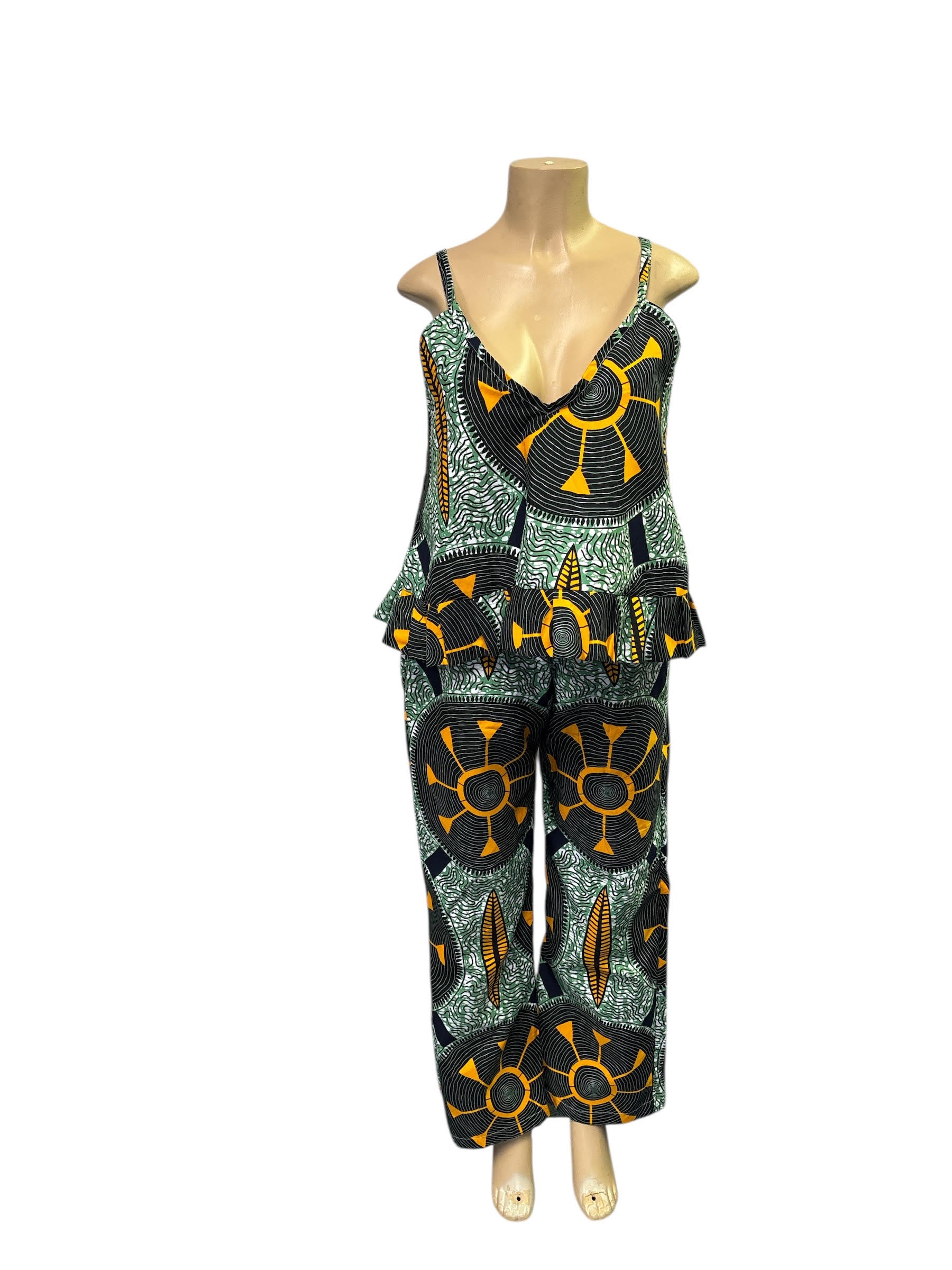 The 'Heritage Wheel' African Print Two-Piece Set