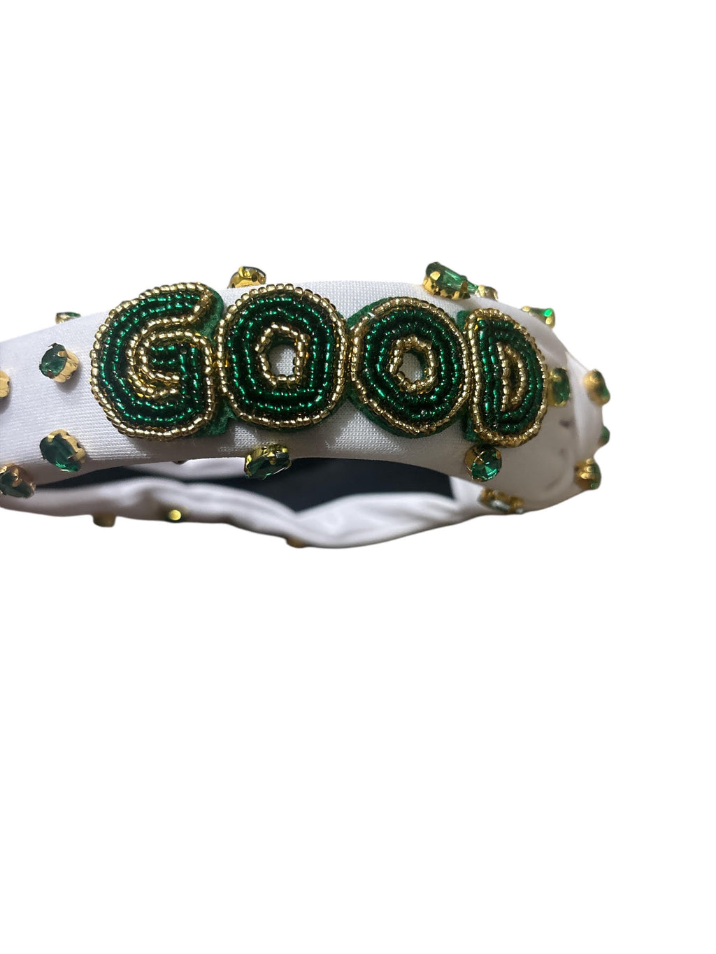 Radiant Jewel Embellished Knotted Headband