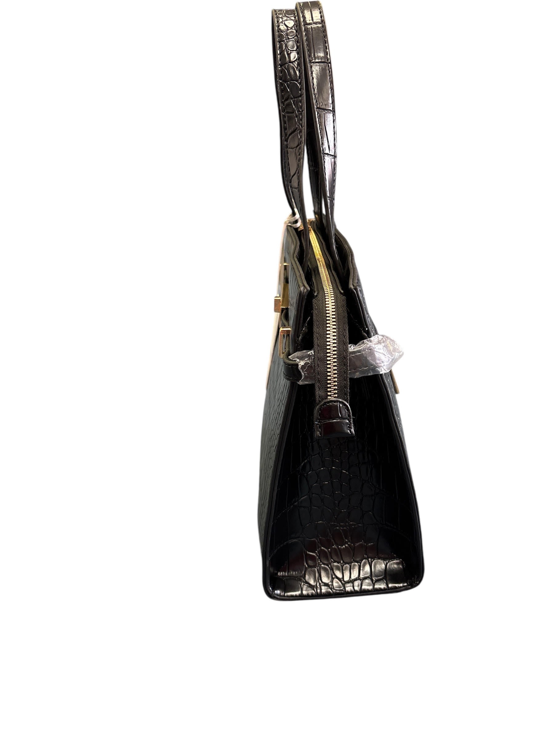 Pastel Ombre Alligator-Embossed Satchel Handbag