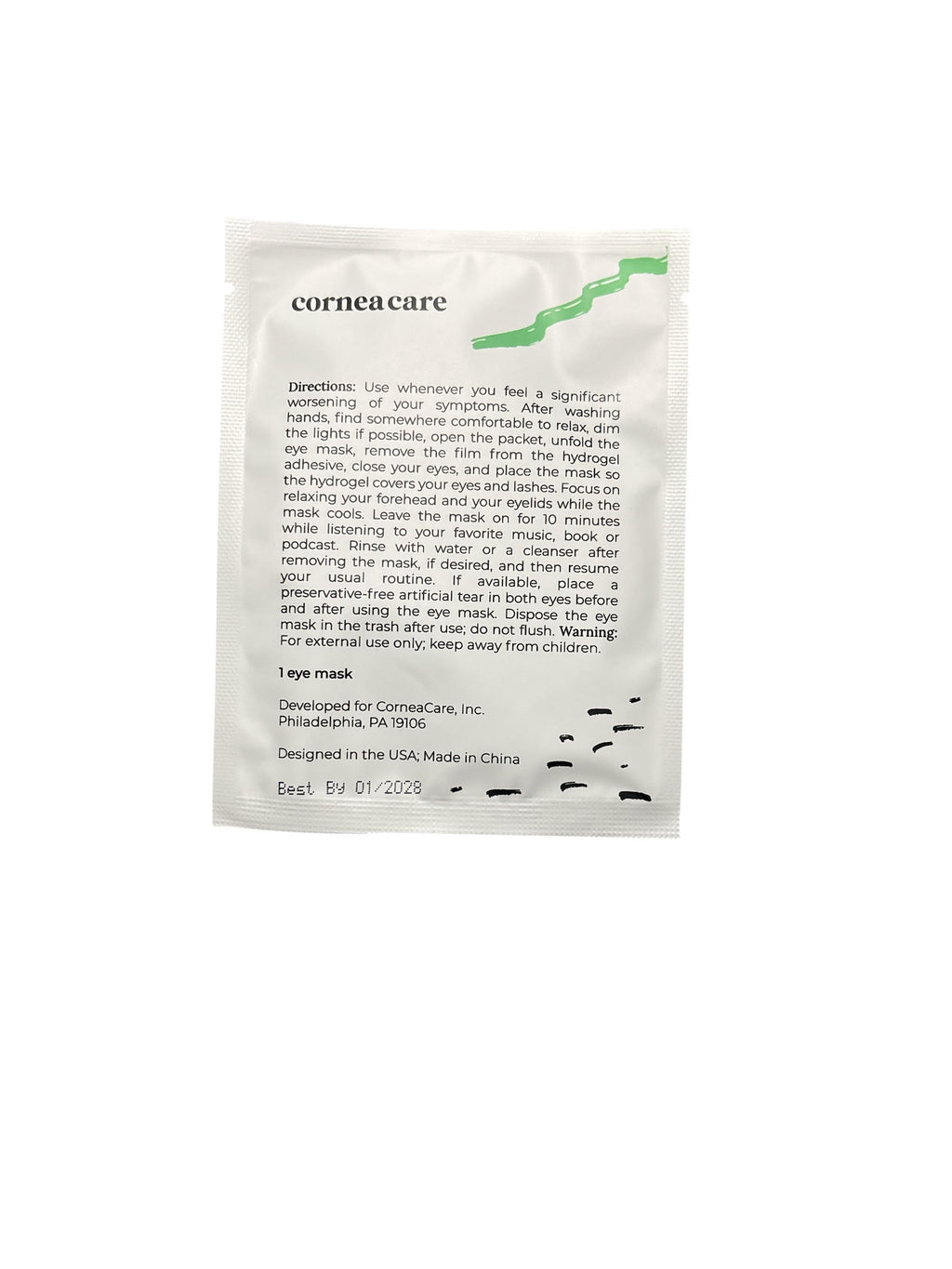 CorneaCare Rescue Self-Warming Eye Mask