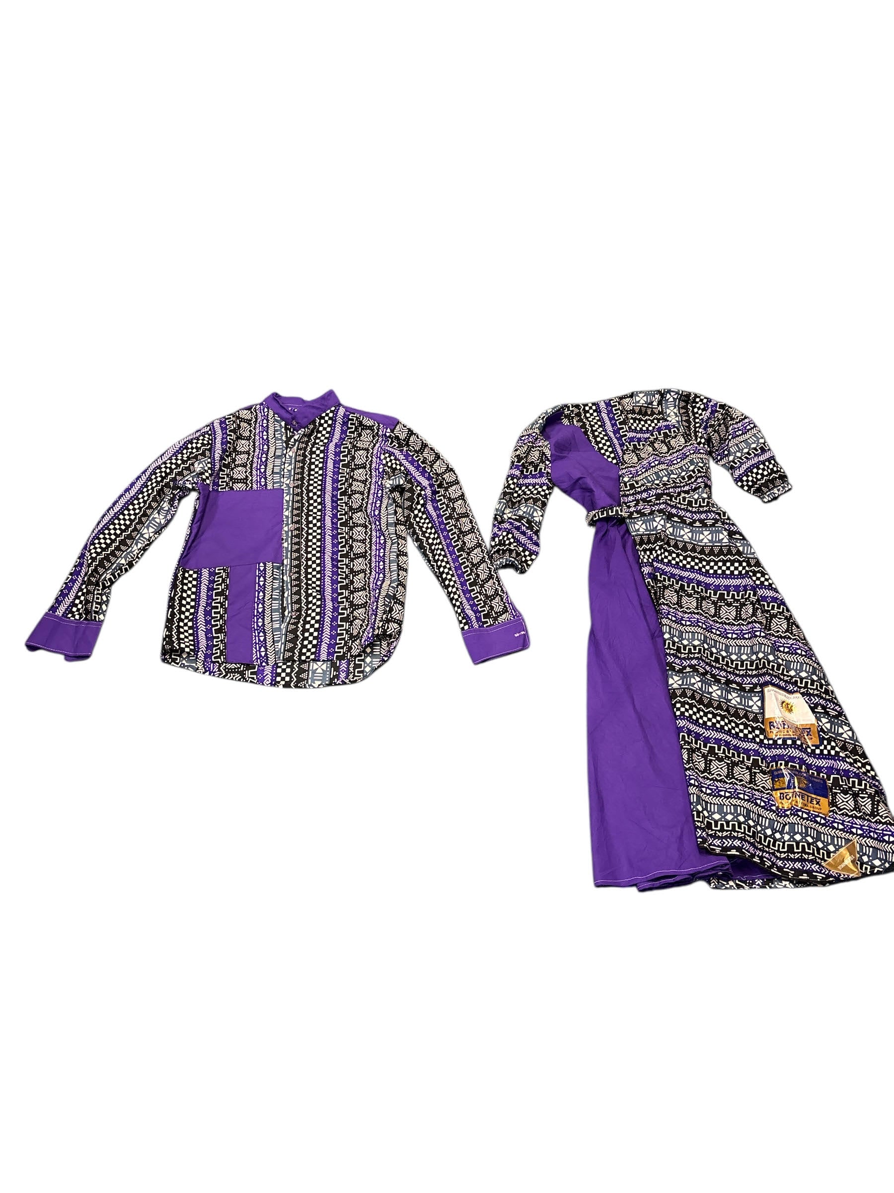 African Print Matching Outfit for Couples