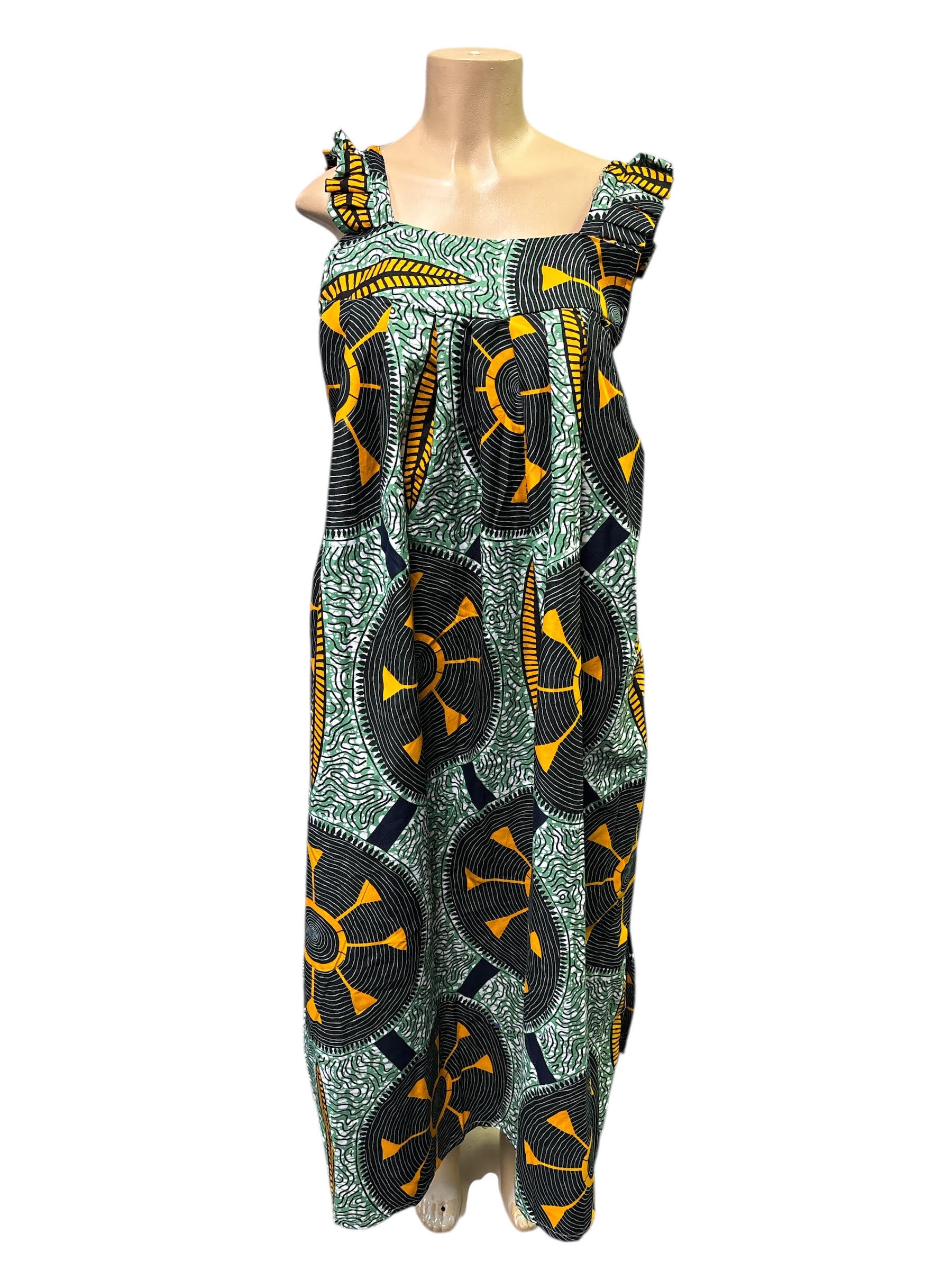 Effortless Elegance in Vibrant African Print