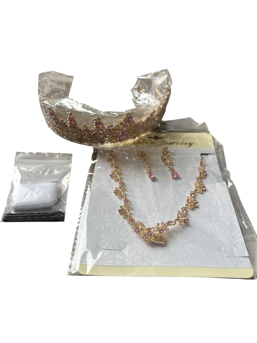 Tiaras And Crowns Costume Jewelry Set