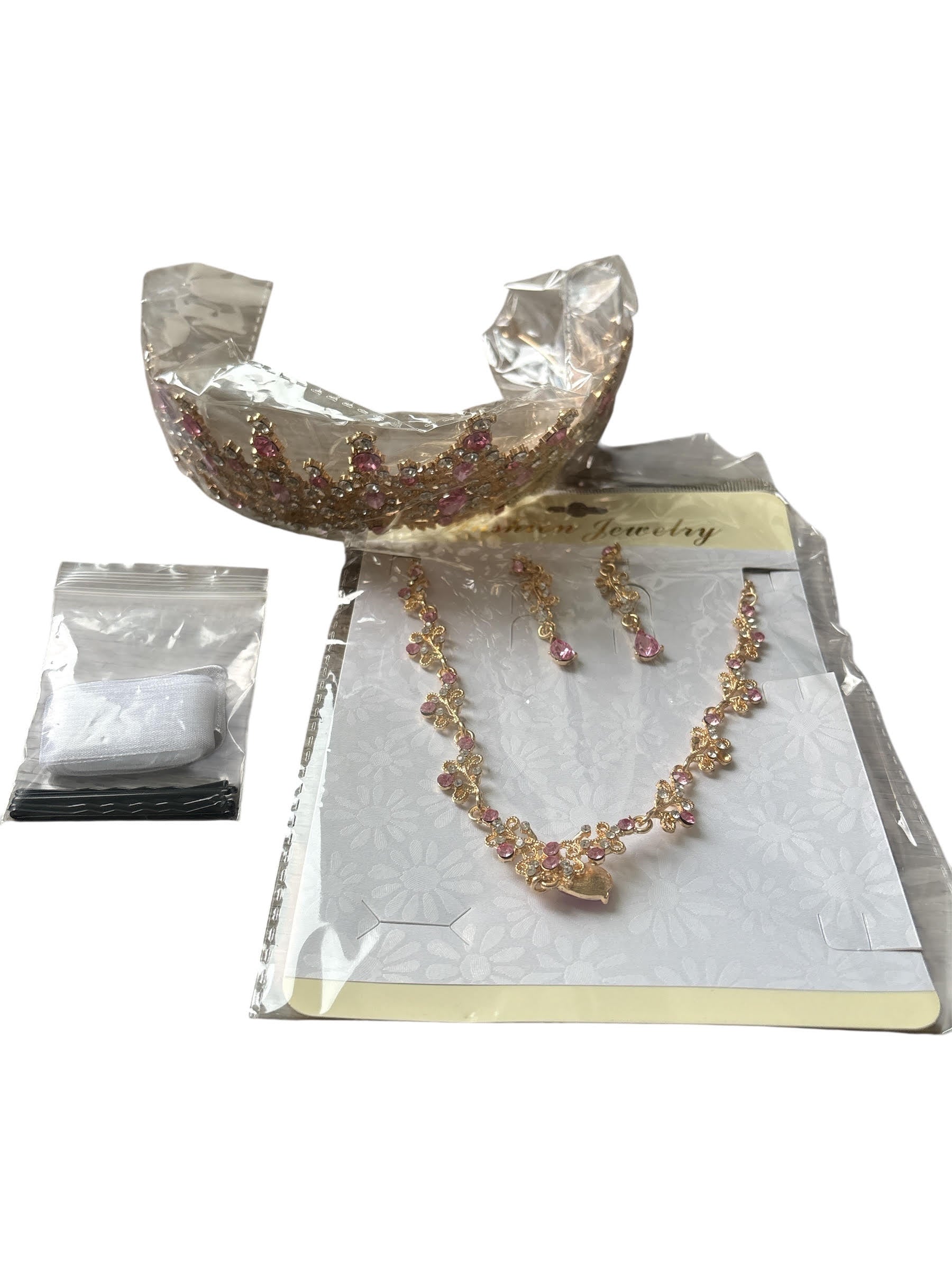 Tiaras And Crowns Costume Jewelry Set
