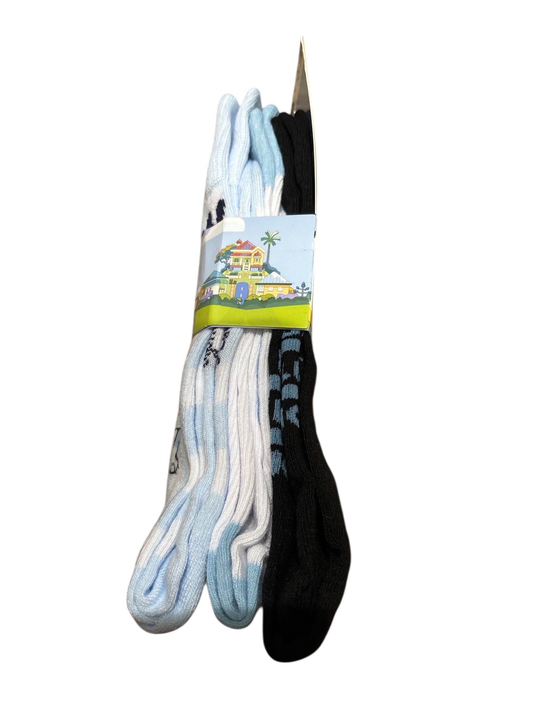 Bluey 3-Pair Crew Socks Set