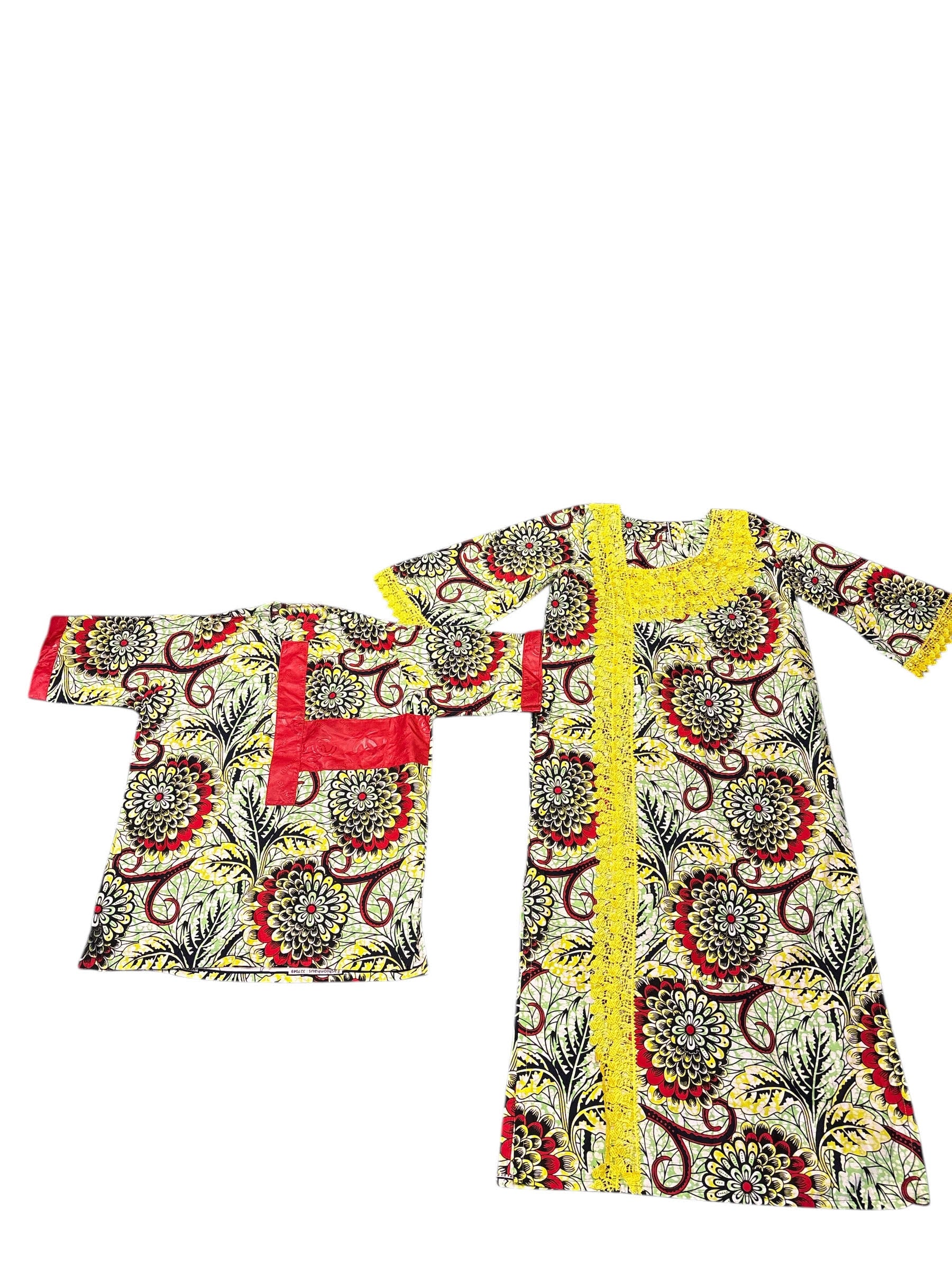African Print Matching Outfit for Couples