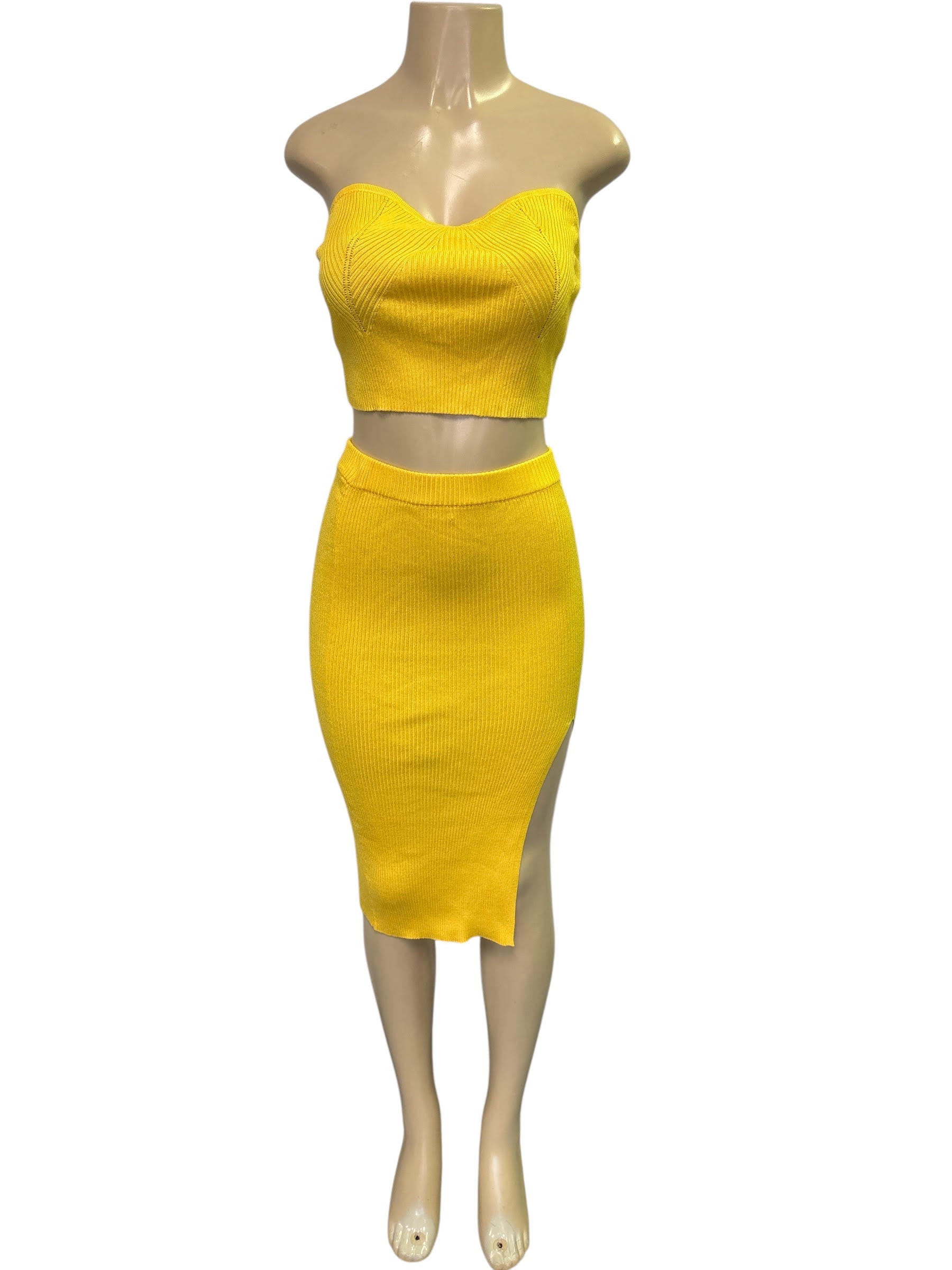 Yellow two-piece set