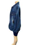 Classic Oversized Dark Wash Denim Jacket
