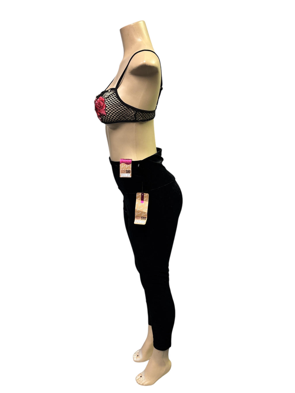 High-Waisted Black Leggings